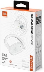 Resim JBL Soundgear Sense - Kablosuz Bluetooth Açık Kulaklık - Su sıçramasına karşı korumalı ve konforlu - Beyaz 