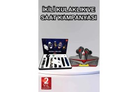 Resim Astraltech Gamer Oyuncu Seti Bluetooth Kulaklık Ucuz Kaliteli Yeni Nesil Akıllı Saat 