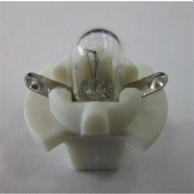 Resim 12V Duylu Gösterge Ampulü Dipsiz Beyaz Orta Dipsiz B11D Ford N11.2861 