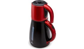 Resim Karaca Daystar Çelik Demlikli 2 in 1 Çay Makinesi Redgold 