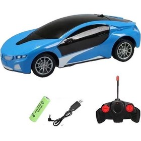 Resim Toyworld Şarj Edilebilir Kablosuz Uzaktan Kumanda Araba Yarışı Çocuk Oyuncak Çocuk Hediye Mavi 