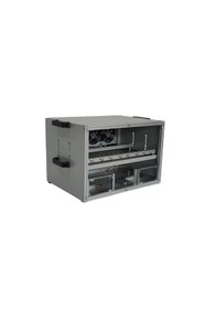 Resim RigBu Kapalı Mining Rig Kasası Sk53 Fanlı Hız Ayarlı Gri 