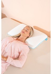 Resim Ortopedik Visco Yastık Klasik Yastık 60 40 13 Cm Beyaz 