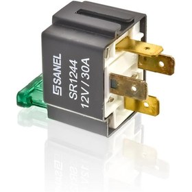 Resim Genel Markalar Sanel Sr 1244 Sigortalı 12 Volt 30a Mini Role 