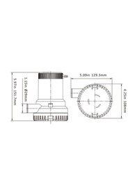 Resim Sintine Pompası 2000gph 12v 