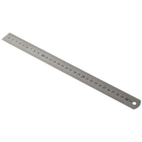 Resim Kraf Çelik Cetvel 30cm Metal 