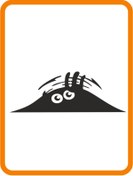 Resim nehay shop Bagajdan Bakan Şaşkın Hayalet Oto özel yeni sticker Siyah 30*10 Cm 