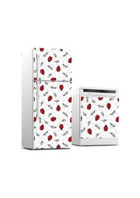 Resim Buzdolabı Ve Bulaşık Makinası Beyaz Eşya Sticker Kaplama Uğur Böceği 