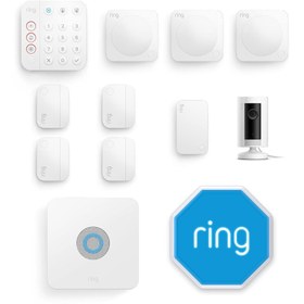 Resim Ring Alarm Siren Kiti, 11 Parça (2nd Gen) + Indoor Cam (iç Mekan Kamerası) 