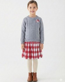 Resim Xo Kids Kız Çocuk Elbise 8-12 Yaş 4062 Gri 