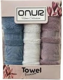 Resim 3 Lü Royam Onur Bambu El Mutfak Havlusu 30 x 50 