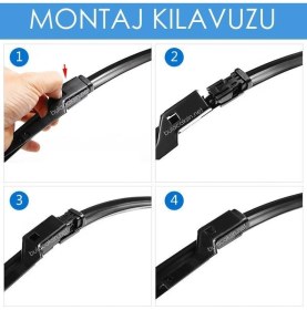 Resim Sentinel Muz Silecek Takımı Peugeot 3008 2017-2019 ile Uyumlu 