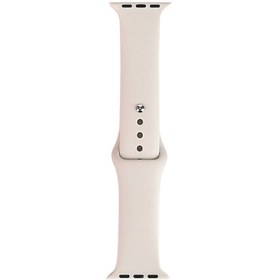 Resim Watch 40mm Band Serisi Klasik Kordon Silikon Strap Kayış-Starlight 