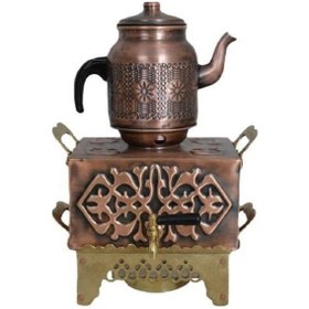 Resim Anka Masaüstü Jelli Çay Sunum Bakır 1.5 + 5 Lt 