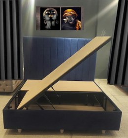 Resim Nivabaza Dar Evler Için Yandan Açılır Baza Başlık Çift Kişilik Solutıon 