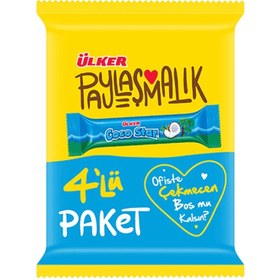 Resim Ülker Cocostar Hindistan Cevizli Çikolatalı Gofret 4x25 G 