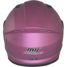 Resim Motoanl Motosiklet ve Bisiklet Mini Çocuk Kaskı Full Face Ce Sertifikalı Child Motor Kask Fuchsia 