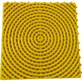 Resim TurAlp Plastik Karo Orjinal 40X40 Copolimer Zemin Kaplama Sarı 