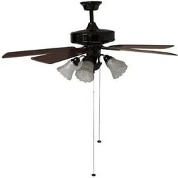 Resim Asnorm Utreht Tavan Vantilatörü LED Aydınlatmalı Uzaktan Kumandalı Ahşap ve Metal Malzeme 