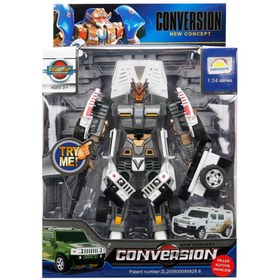 Resim Nessiworld 1:24 Sesli ve Işıklı Dönüşebilen Robot 22 cm 