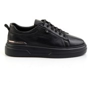 Resim Bambi Siyah Hakiki Deri Erkek Sneaker E01811604443 