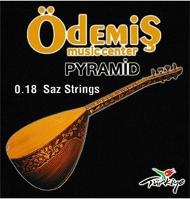 Resim Ödemiş Kısa Sap Bağlama Teli 018 