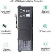 Resim Acer Uyumlu Chromebook C810 C910 Notebook Batarya - Pil Ver.2 (15.2V) 