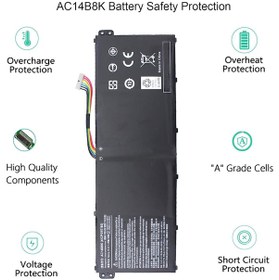 Resim Acer Uyumlu Chromebook C810 C910 Notebook Batarya - Pil Ver.2 (15.2V) 