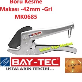 Resim 42MM Pprc-Pvc Boru Kesme Makası, Gri, Dayanıklı ve Pratik Kullanım 