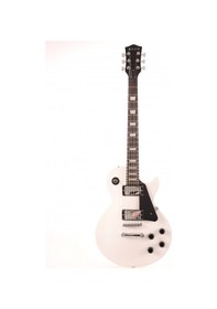 Resim Angel Aelg200-wh Beyaz Elektro Gitar Les Paul Tipi Kasa Set-nec 