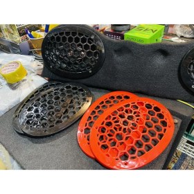 Resim Oval Hoparlör ve Midrange Kapağı ( Çift ) 