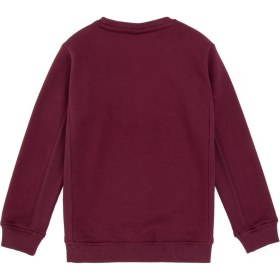 Resim U.S. Polo Assn. Erkek Çocuk Bordo Şardonlu Bisiklet Yaka Sweatshirt 50316406-VR177 