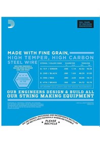 Resim D'addario Exl170 Long Scale Bas Gitar Teli 45-100 