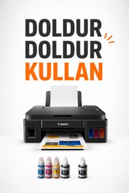 Resim Canon Photoink Mürekkepli CANON PIXMA G3416 YAZICI VE BİTMEYEN KARTUŞ SİSTEMİ 