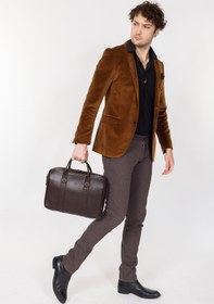 Resim Necati Çanta Macbook Organizer Laptop Evrak Çantası 15.6" & 16" Inç Kahverengi 