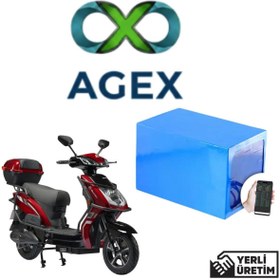 Resim Agex Enerji Motolux Toronto Elektrikli Motorsiklet 60 Volt 24 Ah Lifepo4 Bat 