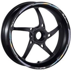 Resim Bajaj Pulsar Uyumlu Hologramlı 1 Set Jant Şeridi 