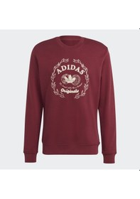 Resim adidas IC5770 HTA CREW Erkek Sweatshirt Bordo 
