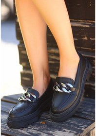 Resim Biga Siyah Cilt Ayakkabı 