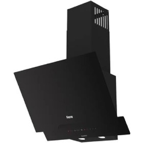 Resim Ferre D063-SA Siyah Silentart Girintili Davlumbaz 