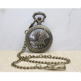 Resim 9065004506652drvs - Kartal Tasarımlı Köstekli Saat 