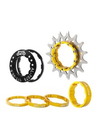 Resim Dolıty Bisiklet 15t Tek Hızlı Volan Seti Dönüşüm Altın Altın 