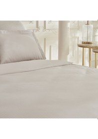 Resim Karaca Home Vessa Çift Kişilik Çizgili Saten Nevresim Takımı Açık Gri 200.22.02.0089 Açık Gri 