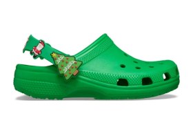 Resim Crocs Classic Holiday Icons Lightsb Clog K Yeşil Çocuk Terlik-10853 Yeşil 