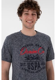Resim U.S. Polo Assn. Erkek Bisiklet Yaka Lacivert Pijama Takımı 50309274-VR033 
