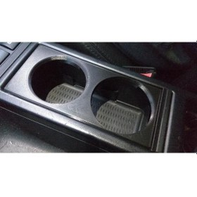 Resim Bmw E46 Çift'li Bardaklık Orta Kolcak Altı Siyah Renk 3d 