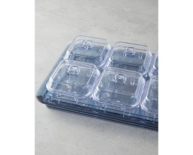 Resim English Home Axel Akrilik 6 Bölmeli Kahvaltılık 25x35 cm Mavi 