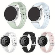 Resim Huawei GT5/4/Pro 41mm/42mm için 2-Pack Silikon Değiştirme Kol Bantları - Rahat, Cilt Dostu, Güvenli Kancalı Bağlantı, Şık Bantlar Hediye ve Günlük Giyim için 
