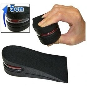 Resim Hava Yastıklı Tabanlık (5 Cm) (Siyah) 