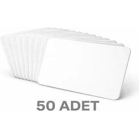 Resim Rfgate Nfc Kart Dijital Kartvizit NTAG213 Beyaz - 50 Adet 